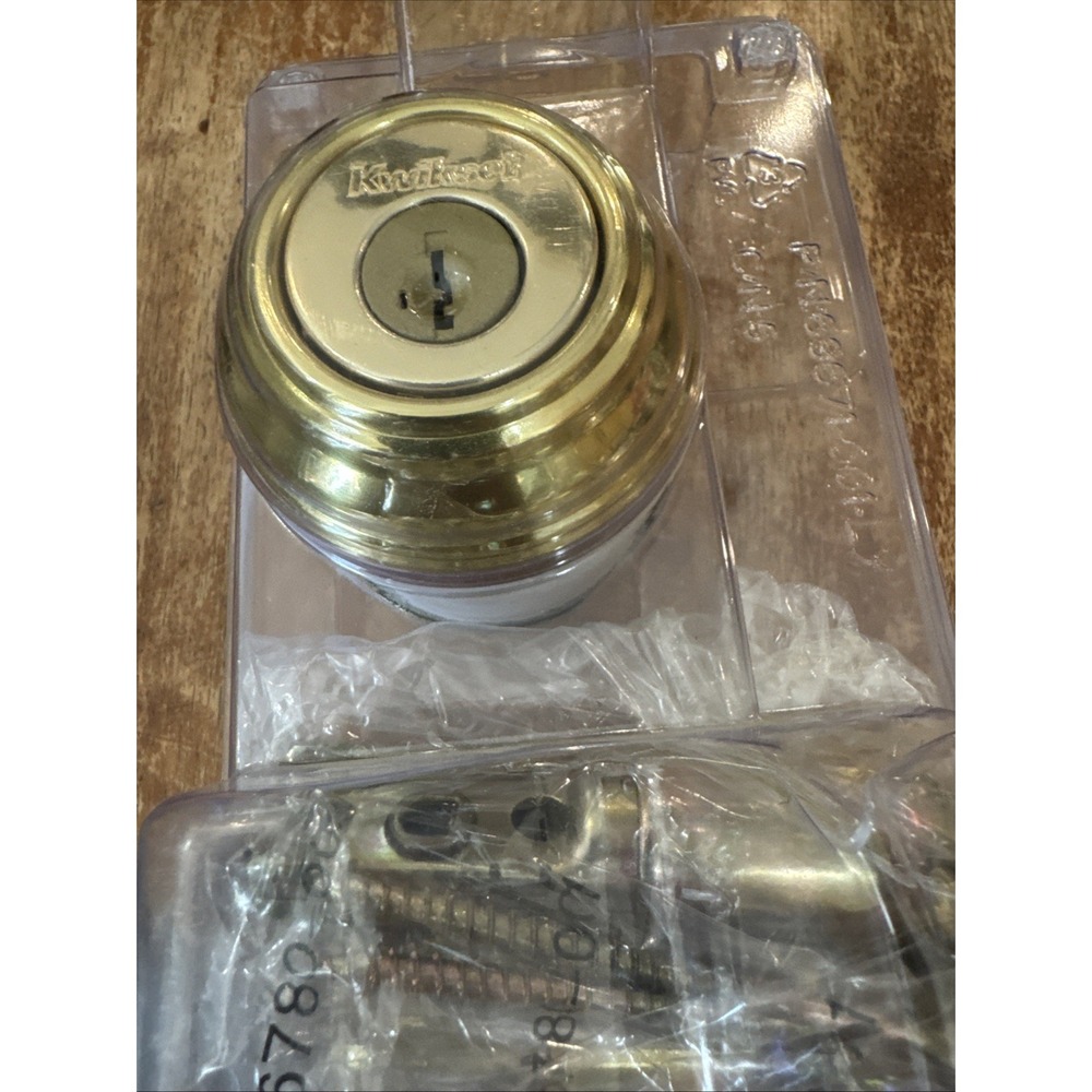 Schlage‎ Lock Company Double Cylinder Deadbolt  Bright Brass